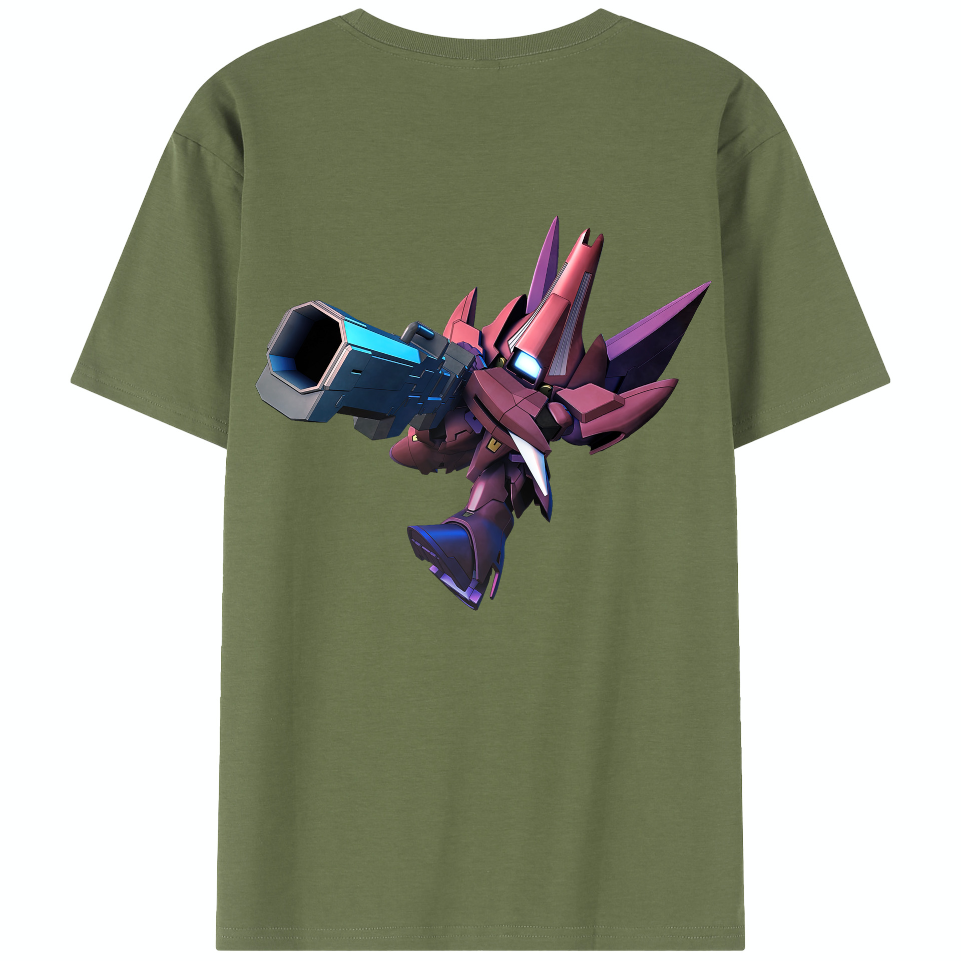 （画像用） 機動戦士ガンダム Mobile Suit Gundam 綿100％半袖Tシャツ（背面プリント）